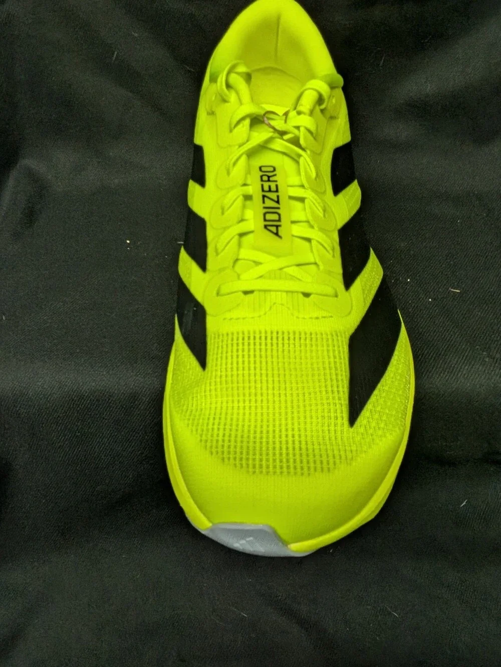 Adidas Adizero EVO SL Woven Shoes, Size 10.5, solar Yellow